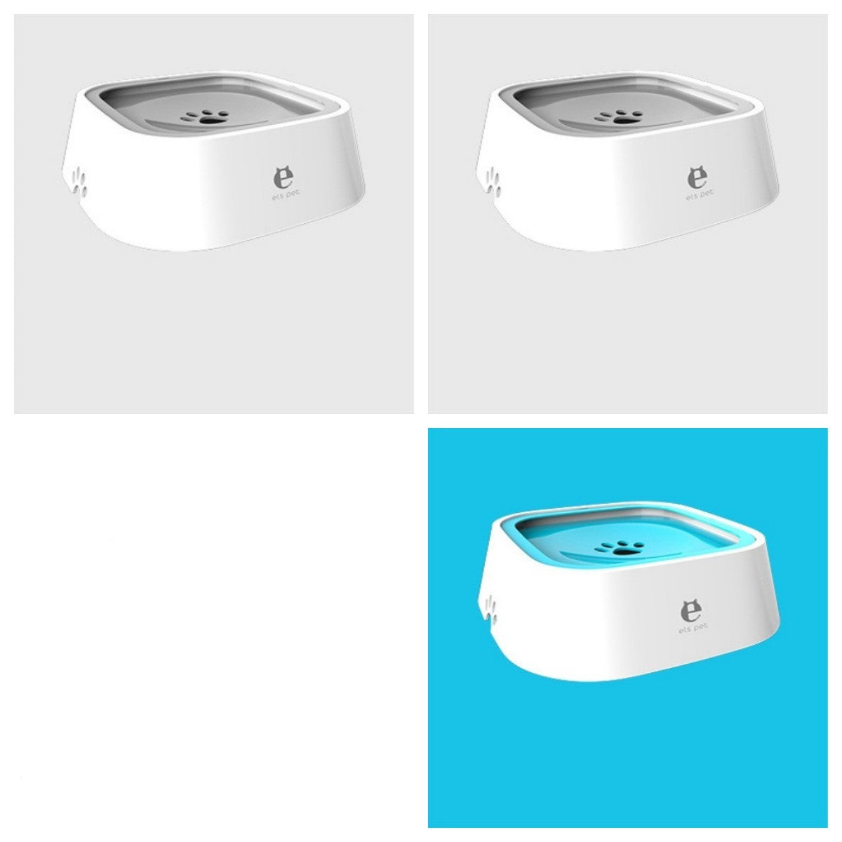 Anti-Overflow Pet Water Bowl – 1.5L Floating Slow Feeder for Dogs & Cats