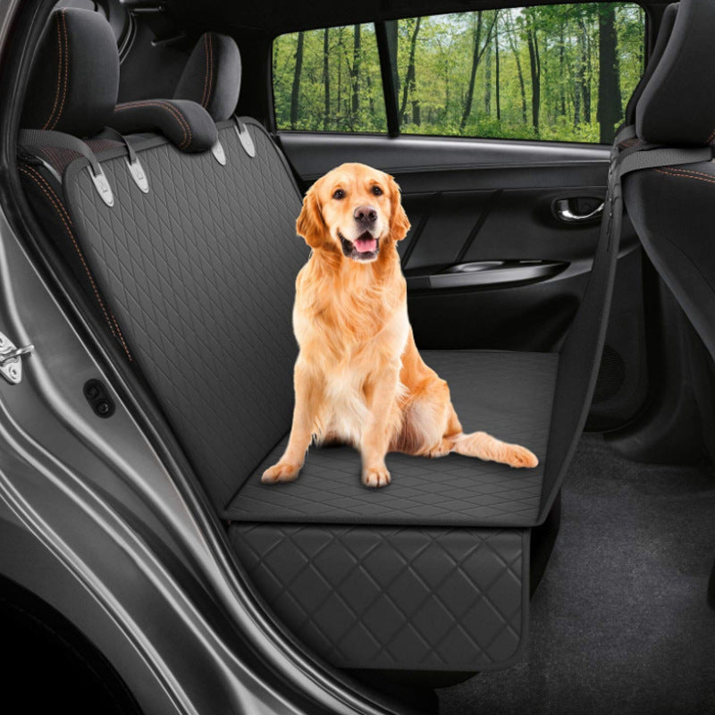 Waterproof Dog Car Seat Cover with Mesh View Window