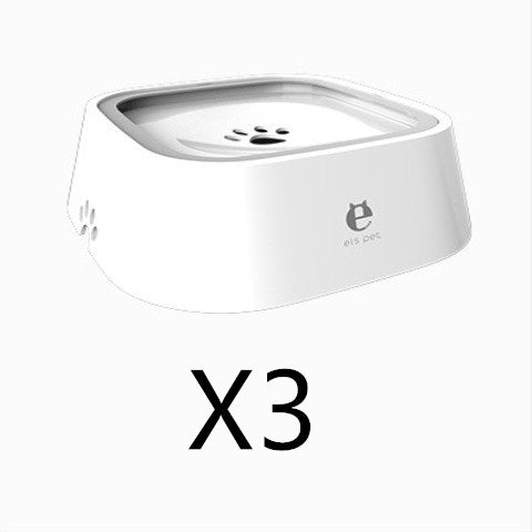 Anti-Overflow Pet Water Bowl – 1.5L Floating Slow Feeder for Dogs & Cats