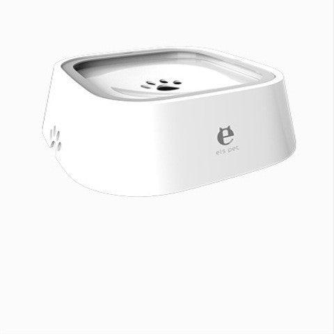 Anti-Overflow Pet Water Bowl – 1.5L Floating Slow Feeder for Dogs & Cats