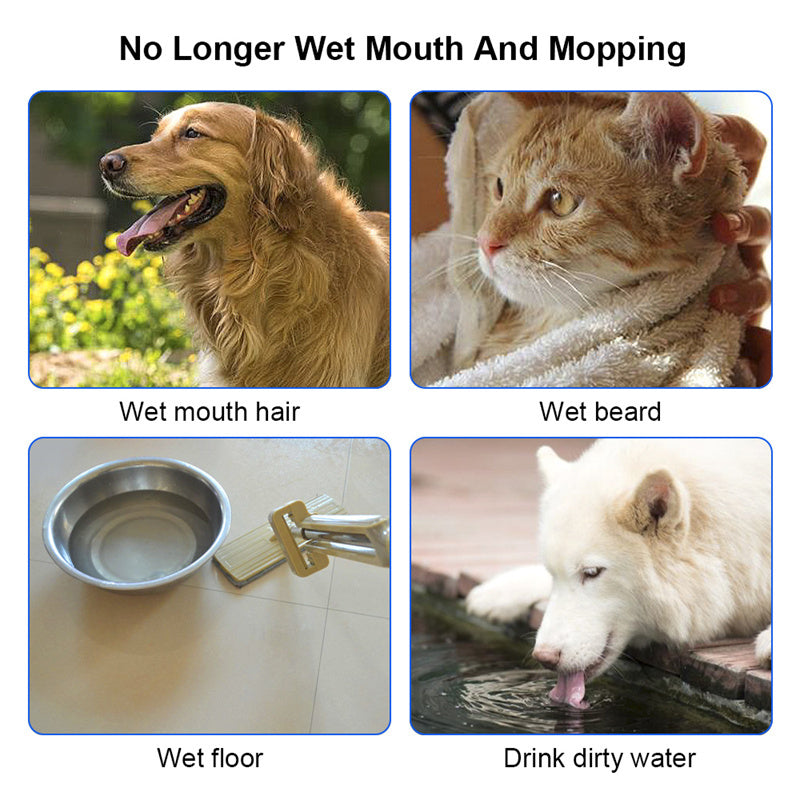 Anti-Overflow Pet Water Bowl – 1.5L Floating Slow Feeder for Dogs & Cats