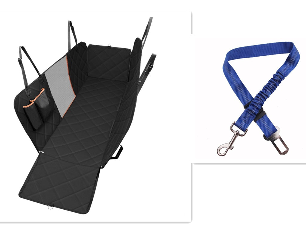 Waterproof Dog Car Seat Cover with Mesh View Window