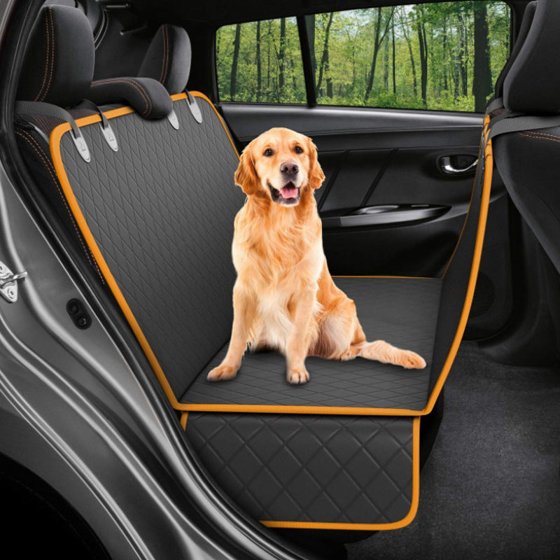 Waterproof Dog Car Seat Cover with Mesh View Window