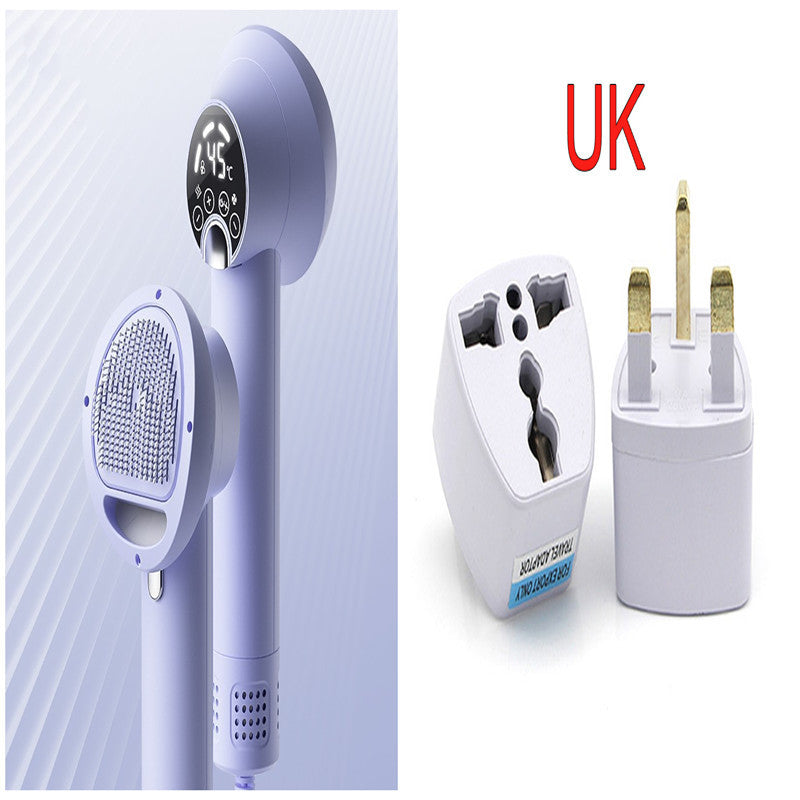 2-in-1 Pet Hair Dryer & Brush – Silent Grooming Tool for Dogs & Cats