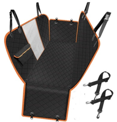 Waterproof Dog Car Seat Cover with Mesh View Window