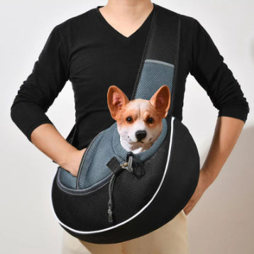 Pet Carrier Crossbody Bag – Portable Travel Bag for Dogs & Cats