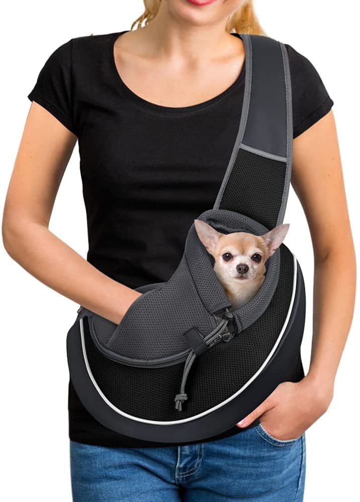Pet Carrier Crossbody Bag – Portable Travel Bag for Dogs & Cats