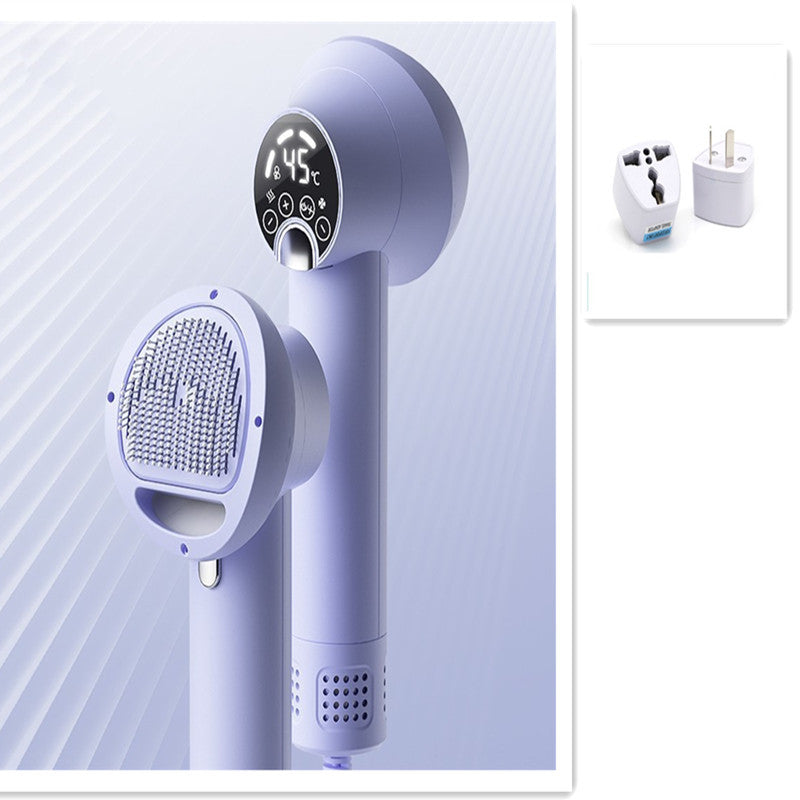 2-in-1 Pet Hair Dryer & Brush – Silent Grooming Tool for Dogs & Cats