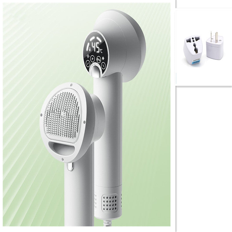 2-in-1 Pet Hair Dryer & Brush – Silent Grooming Tool for Dogs & Cats