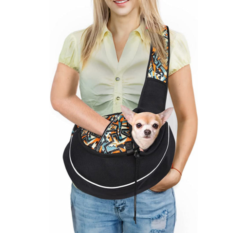 Pet Carrier Crossbody Bag – Portable Travel Bag for Dogs & Cats
