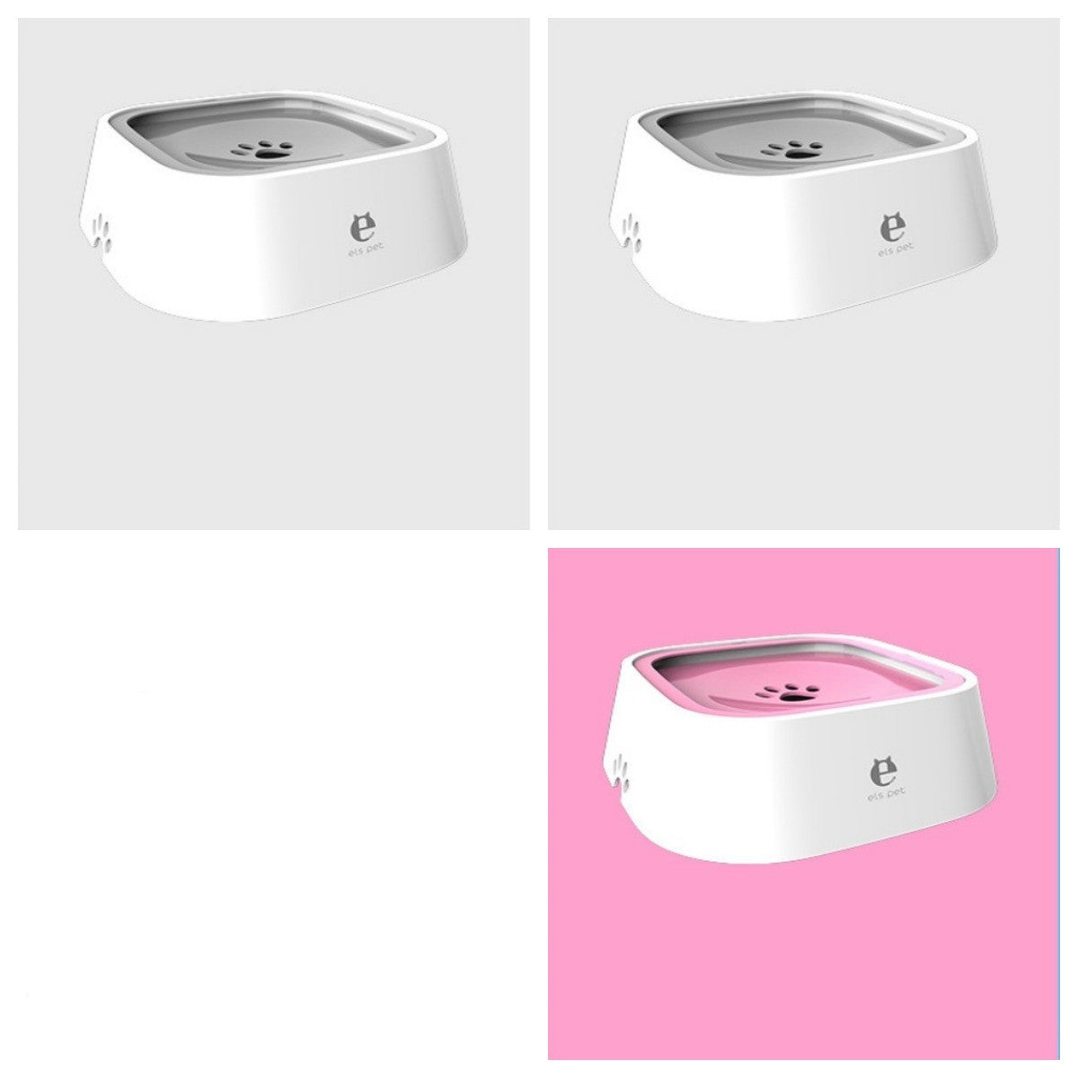 Anti-Overflow Pet Water Bowl – 1.5L Floating Slow Feeder for Dogs & Cats