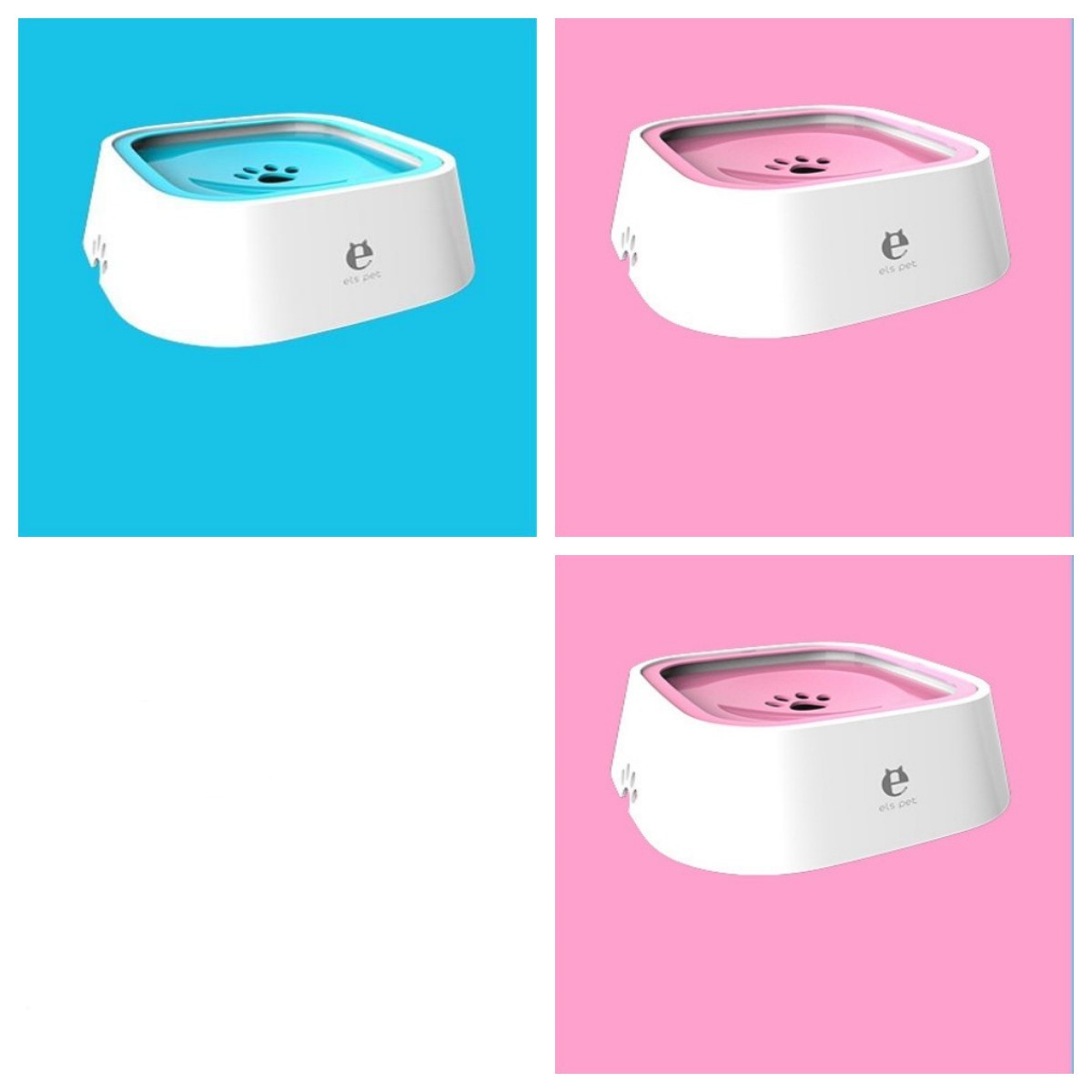 Anti-Overflow Pet Water Bowl – 1.5L Floating Slow Feeder for Dogs & Cats