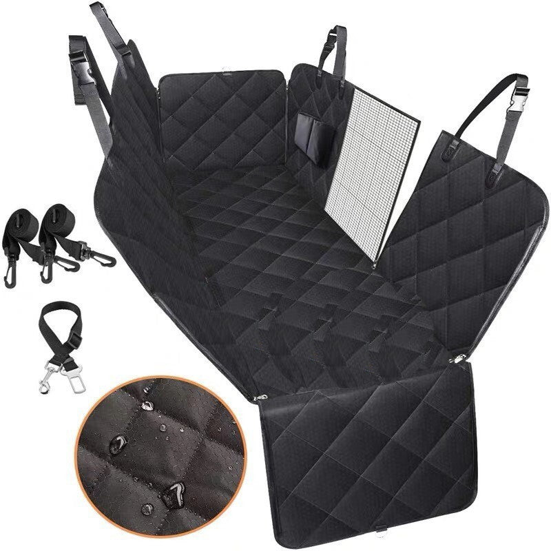 Waterproof Dog Car Seat Cover with Mesh View Window