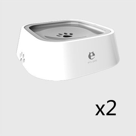 Anti-Overflow Pet Water Bowl – 1.5L Floating Slow Feeder for Dogs & Cats