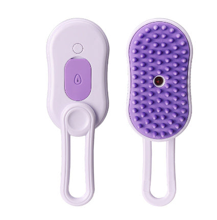 Electric Pet Steam Brush – 3-in-1 Grooming & Hair Remover