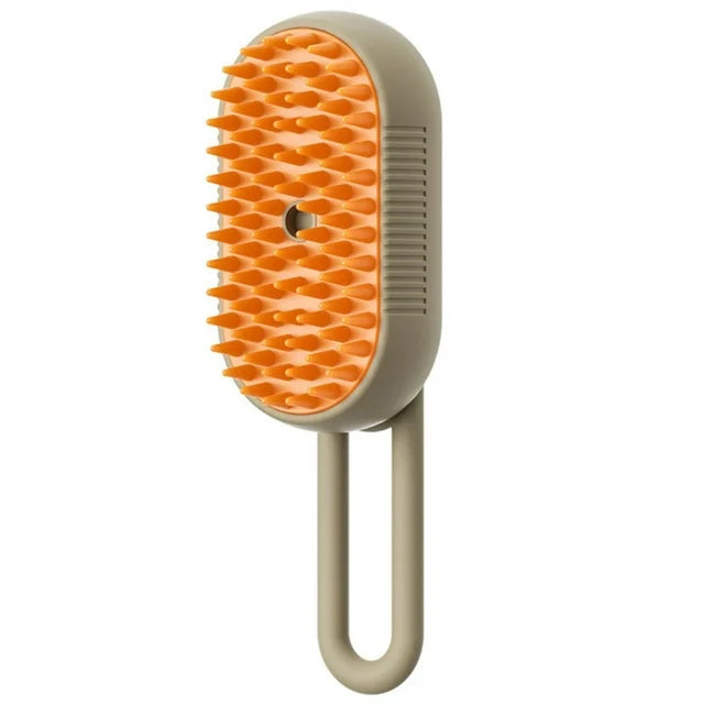 Electric Pet Steam Brush – 3-in-1 Grooming & Hair Remover