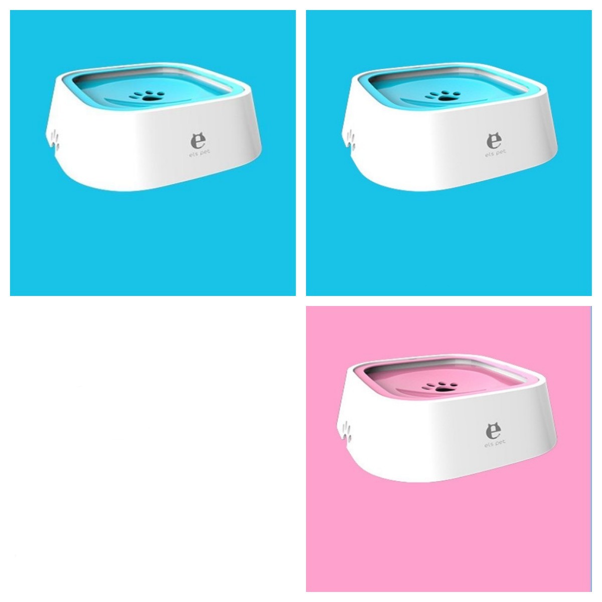 Anti-Overflow Pet Water Bowl – 1.5L Floating Slow Feeder for Dogs & Cats