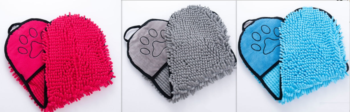 Super-Absorbent Microfiber Pet Bath Towel – Dog & Cat