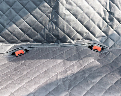 Waterproof Dog Car Seat Cover with Mesh View Window