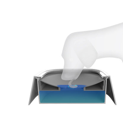 Anti-Overflow Pet Water Bowl – 1.5L Floating Slow Feeder for Dogs & Cats
