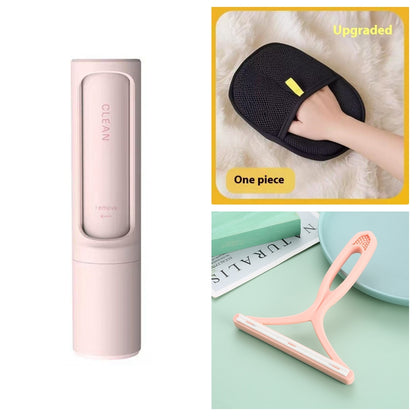 Reusable Pet Hair Remover Brush – Self-Cleaning Lint Roller for Cats & Dogs