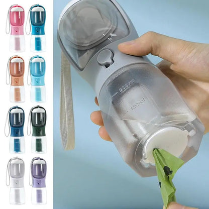 ortable 3-in-1 Dog Water Bottle & Food Container