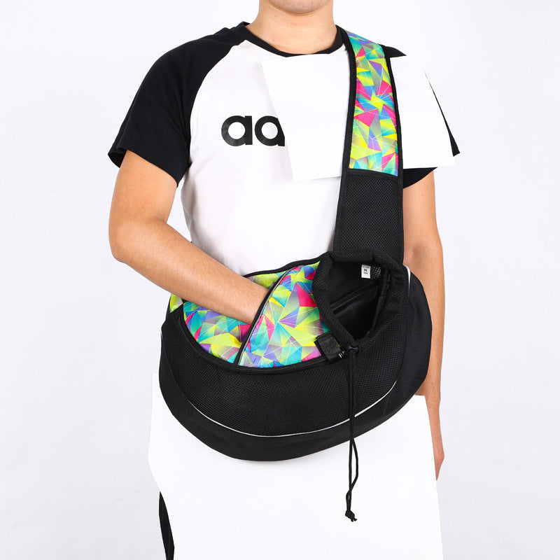 Pet Carrier Crossbody Bag – Portable Travel Bag for Dogs & Cats