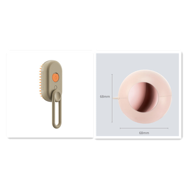 Electric Pet Steam Brush – 3-in-1 Grooming & Hair Remover