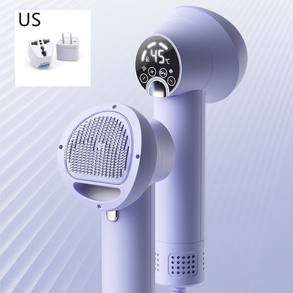2-in-1 Pet Hair Dryer & Brush – Silent Grooming Tool for Dogs & Cats