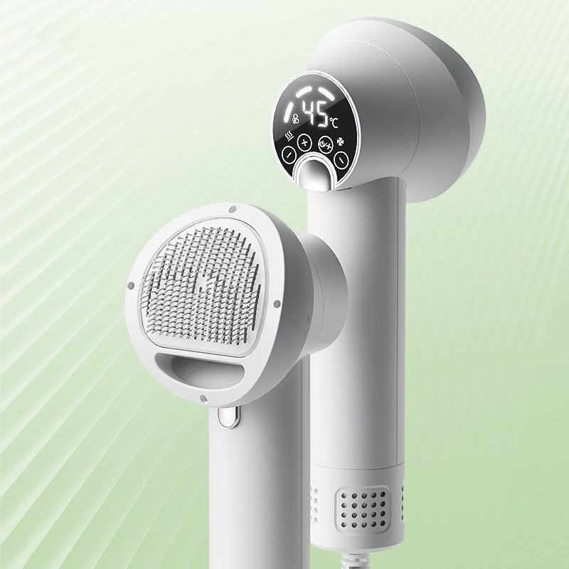 2-in-1 Pet Hair Dryer & Brush – Silent Grooming Tool for Dogs & Cats
