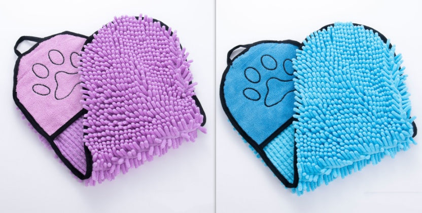 Super-Absorbent Microfiber Pet Bath Towel – Dog & Cat