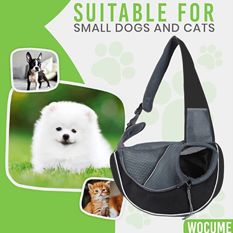 Pet Carrier Crossbody Bag – Portable Travel Bag for Dogs & Cats