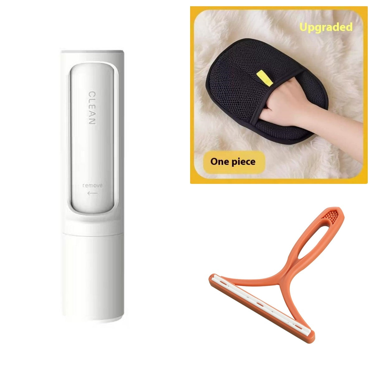 Reusable Pet Hair Remover Brush – Self-Cleaning Lint Roller for Cats & Dogs