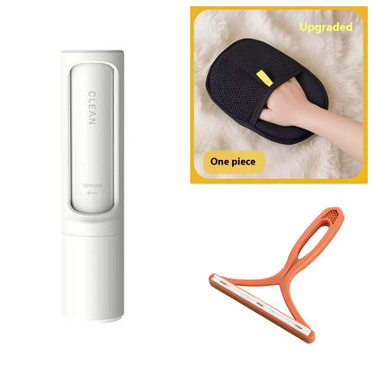 Reusable Pet Hair Remover Brush – Self-Cleaning Lint Roller for Cats & Dogs