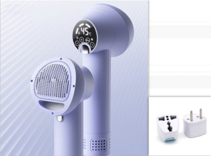 2-in-1 Pet Hair Dryer & Brush – Silent Grooming Tool for Dogs & Cats