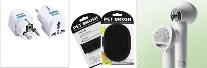2-in-1 Pet Hair Dryer & Brush – Silent Grooming Tool for Dogs & Cats