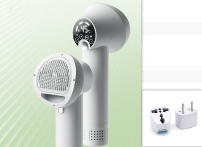 2-in-1 Pet Hair Dryer & Brush – Silent Grooming Tool for Dogs & Cats
