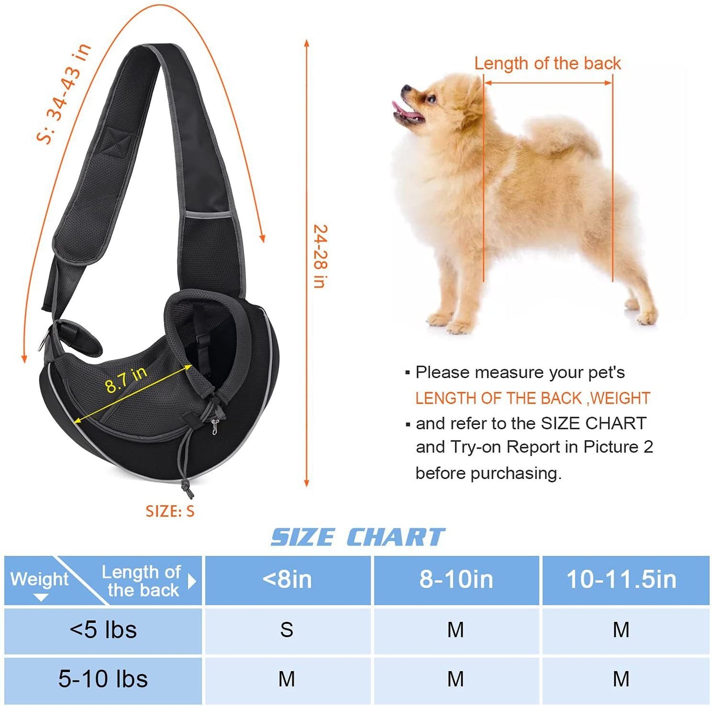 Pet Carrier Crossbody Bag – Portable Travel Bag for Dogs & Cats