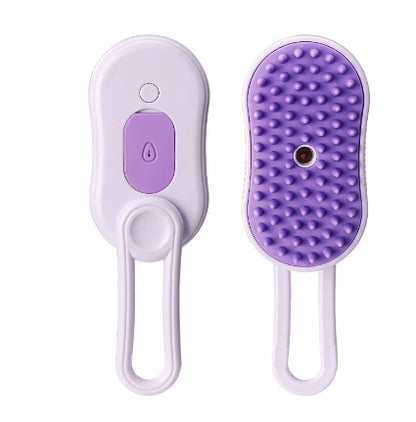 Electric Pet Steam Brush – 3-in-1 Grooming & Hair Remover